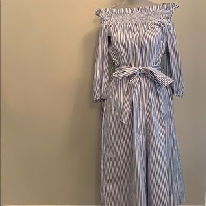 BRAND NEW Caroline Constas blue jumpsuit
